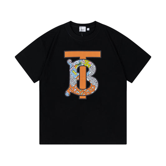 Camiseta Burberry - Black and Orange